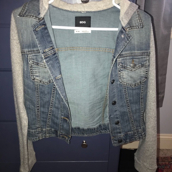 Denim/sweatshirt jacket from urban outfitters - Picture 4 of 5